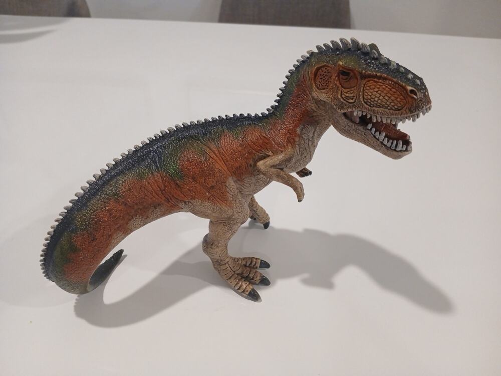 Schleich Tyrannosaurus Rex T-Rex Dinosaur Moveable Jaw D-73527 Rainbow Figure